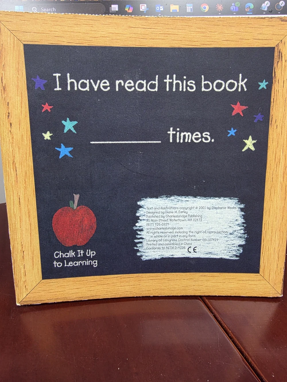Chalk It Up To Learning Book